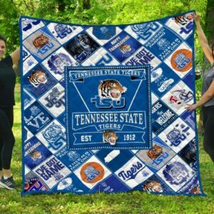 Tennessee State Tigers Quilt Blanket 1