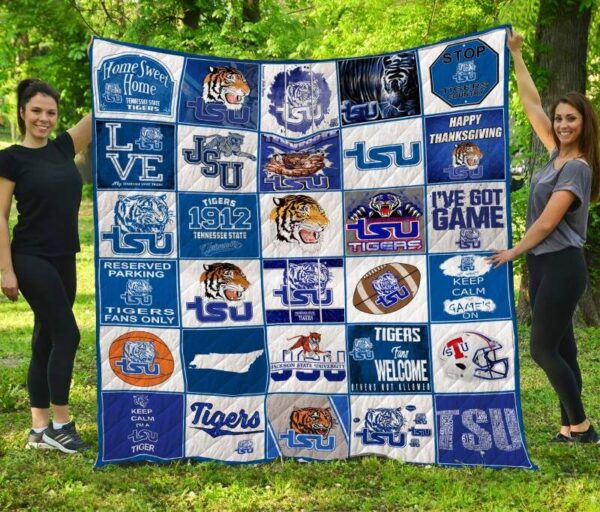 Tennessee State Tigers Quilt Blanket