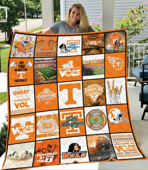 Tennessee Volunteers Quilt Blanket 3