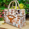 Texas Longhorns Leather Handbag