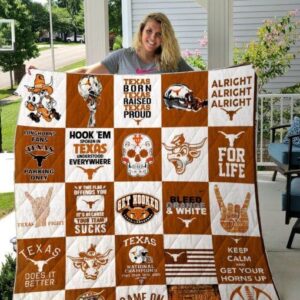 Texas Longhorns Quilt Blanket 2