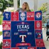 Texas Rangers Quilt Blanket 1