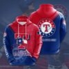 Texas Rangers Hoodie Zip Hoodie 3D