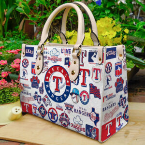 Texas Rangers Leather Handbag 1