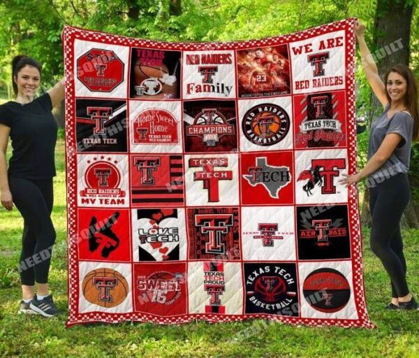 Texas Tech Red Raiders Quilt Blanket Ver 3