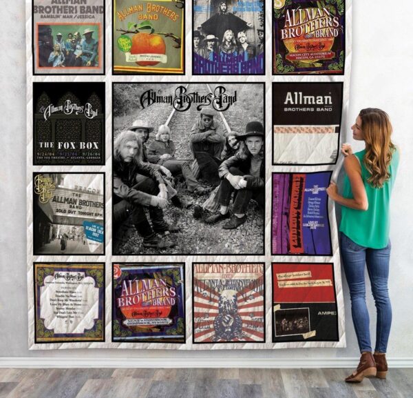 The Allman Brothers Quilt Blanket 1