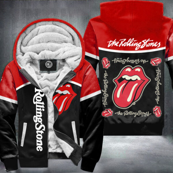 The Rolling Stones Fleece Zipper Hoodie