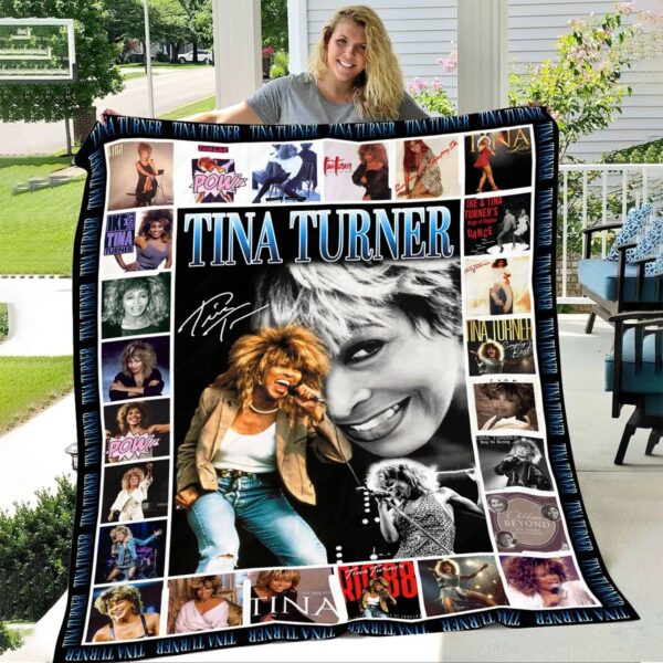 Tina Turner Quilt Blanket 1