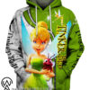 Tinker Bell Hoodie Zip Hoodie 3D 3