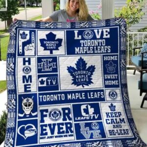 Toronto Maple Leafs Quilt Blanket 1