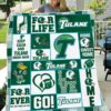 Tulane Green Wave Quilt Blanket 4