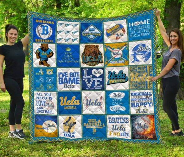 UCLA Bruins Quilt Blanket 3