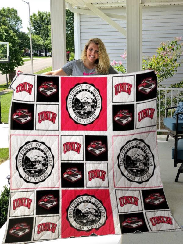 UNLV Rebels Quilt Blanket 1