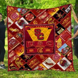 USC Trojans Quilt Blanket 1