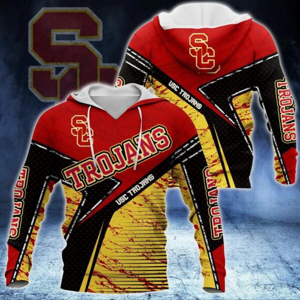 USC Trojans Hoodie Zip Hoodie 3D 1