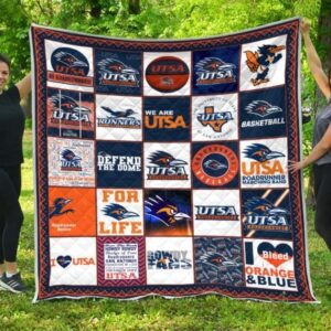 UTSA Roadrunners Quilt Blanket 1