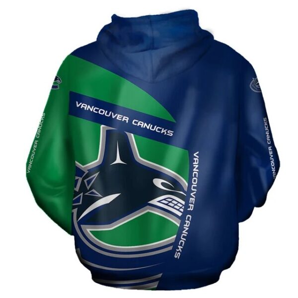 Vancouver Canucks Hoodie Zip Hoodie 3D