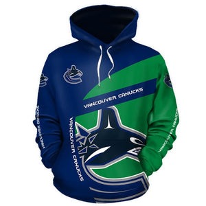 Vancouver Canucks Hoodie Zip Hoodie 3D