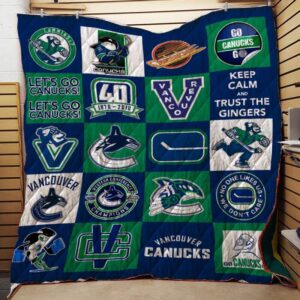 Vancouver Canucks Quilt Blanket 2