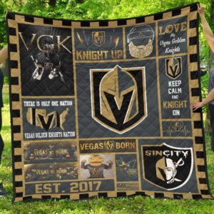 Vegas Golden Knights Quilt Blanket 2