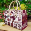 Virginia Tech Hokies Leather Handbag