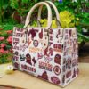 Virginia Tech Hokies Leather Handbag 1