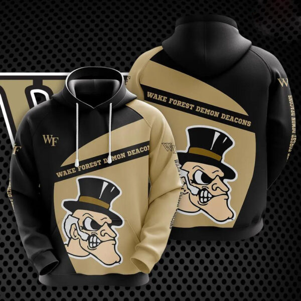 Wake Forest Demon Deacons Hoodie Zip Hoodie 3D