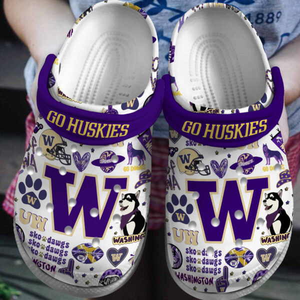 Washington Huskies Crocs 2