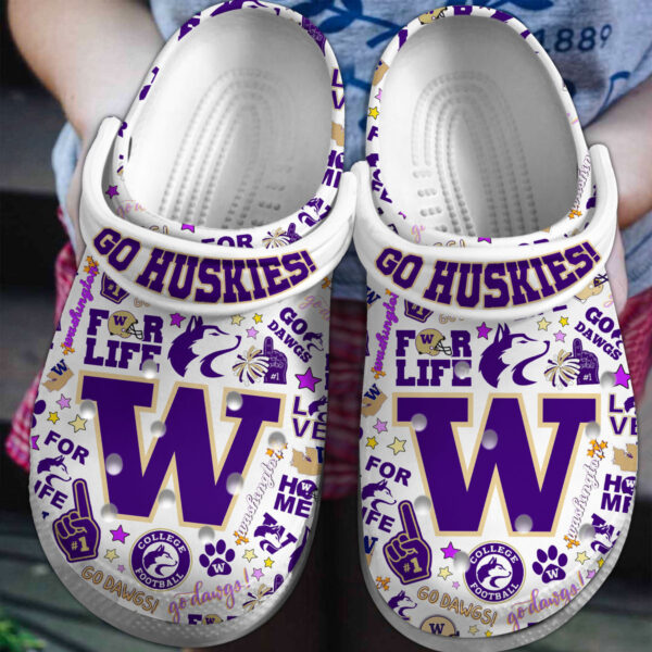 Washington Huskies Crocs 1