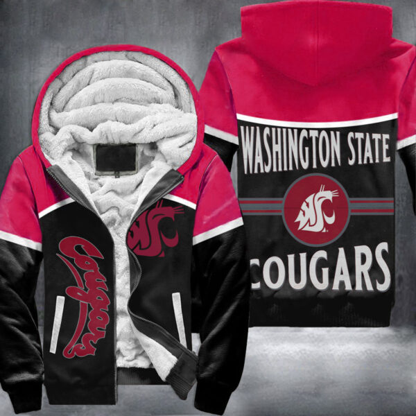 Washington State Cougars Fleece Zipper Hoodie