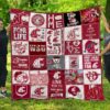 Washington State Cougars Quilt Blanket 1