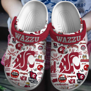 Washington State Cougars Crocs 1