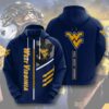 West Virginia Mountaineers Hoodie Zip Hoodie 3D 2