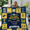 West Virginia Mountaineers Quilt Blanket 2