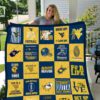 West Virginia Mountaineers Quilt Blanket 3