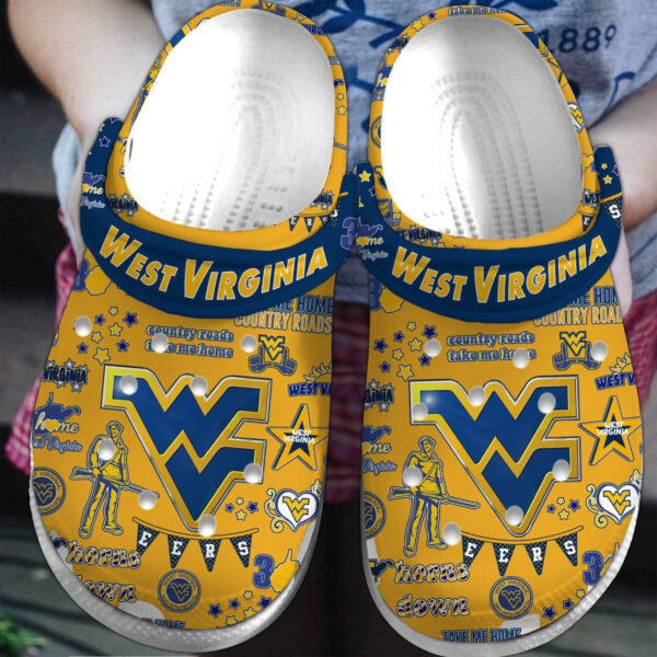 West Virginia Mountaineers Crocs 4