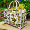 Wichita State Shockerse Leather Handbag