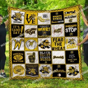 Wichita State Shockers Quilt Blanket
