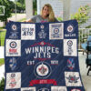 Winnipeg Jets Quilt Blanket 1