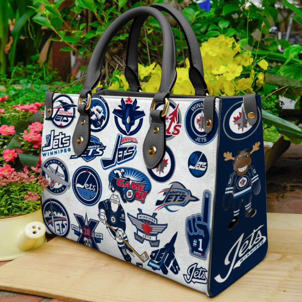 Winnipeg Jets Leather Handbag