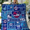 Winnipeg Jets Quilt Blanket 2