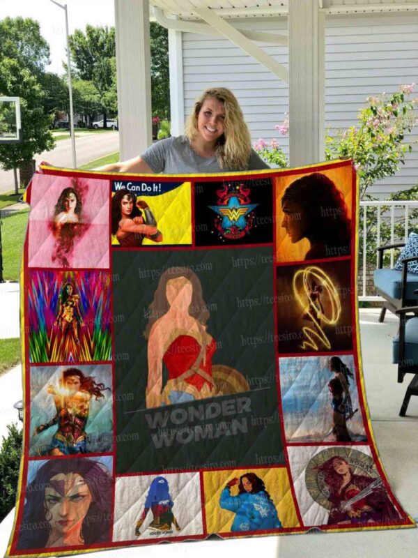 Wonder Woman Quilt Blanket 1