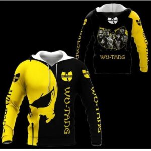 Wutang Hoodie Zip Hoodie 3D V1