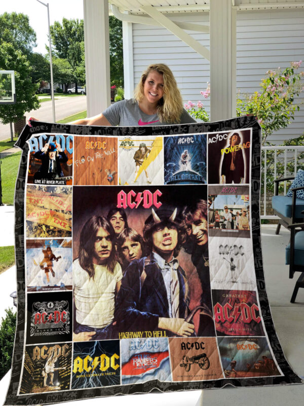 Acdc Quilt Blanket 4