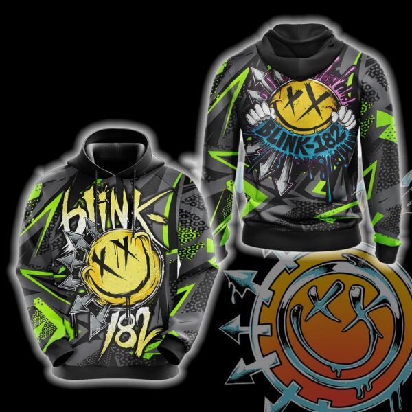 Blink-182 Hoodie Zip Hoodie 3D