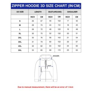 Chicago Cubs Hoodie Zip Hoodie 3D 1